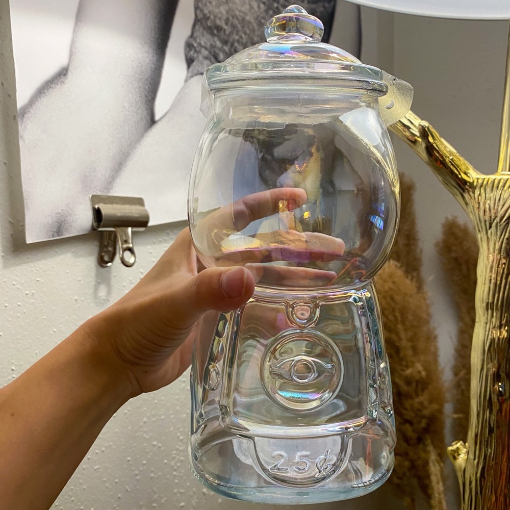 The ✨infamous✨ Target iridescent gumball machine! I have 5️⃣ of these!